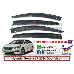 Hyundai Sonata LF (7th Gen) 2014 AG Door Visor Air Press Wind Deflector (Big 12cm Width)